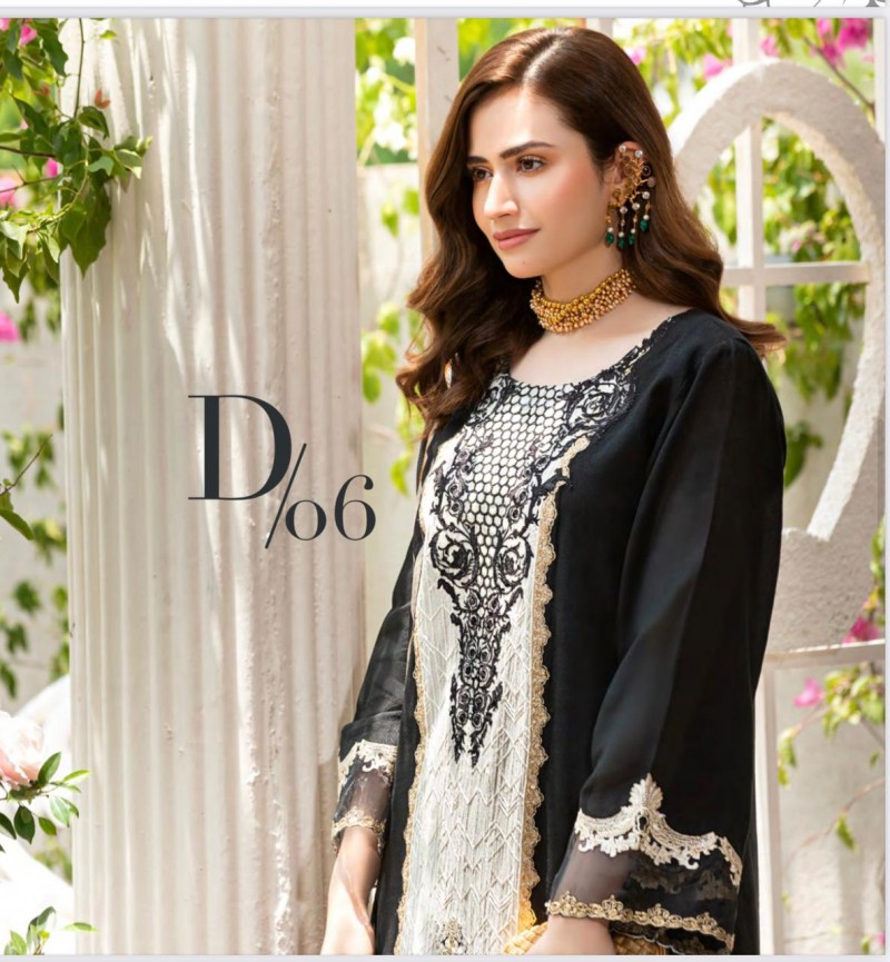 Manara Luxury Embroidered Lawn Collection 2021