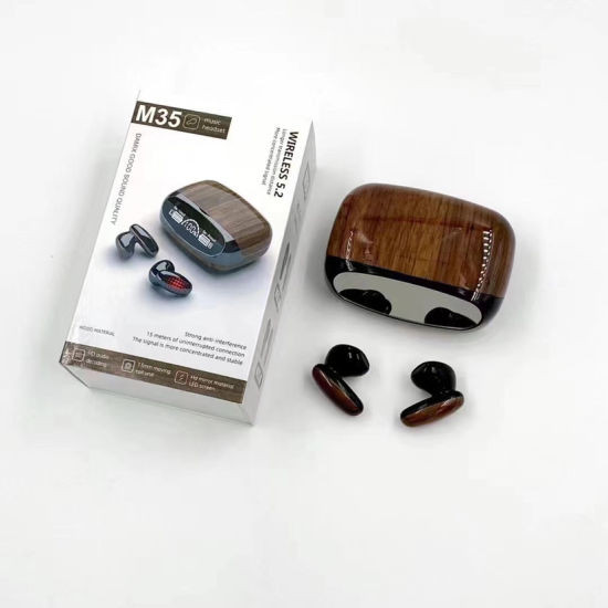 M35 TWS Bluetooth 5.2 Waterproof Sports Earbuds Noise Cancelling Touch Wireless Headphones